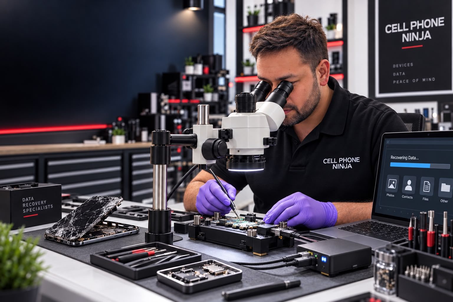 Logic-board diagnostics and repair on the bench
