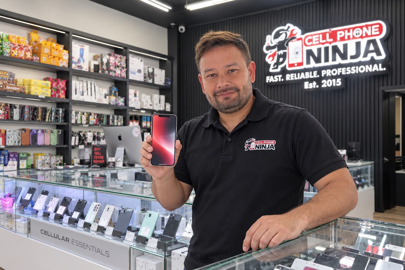 Cell Phone Ninja technician inside our Orlando store